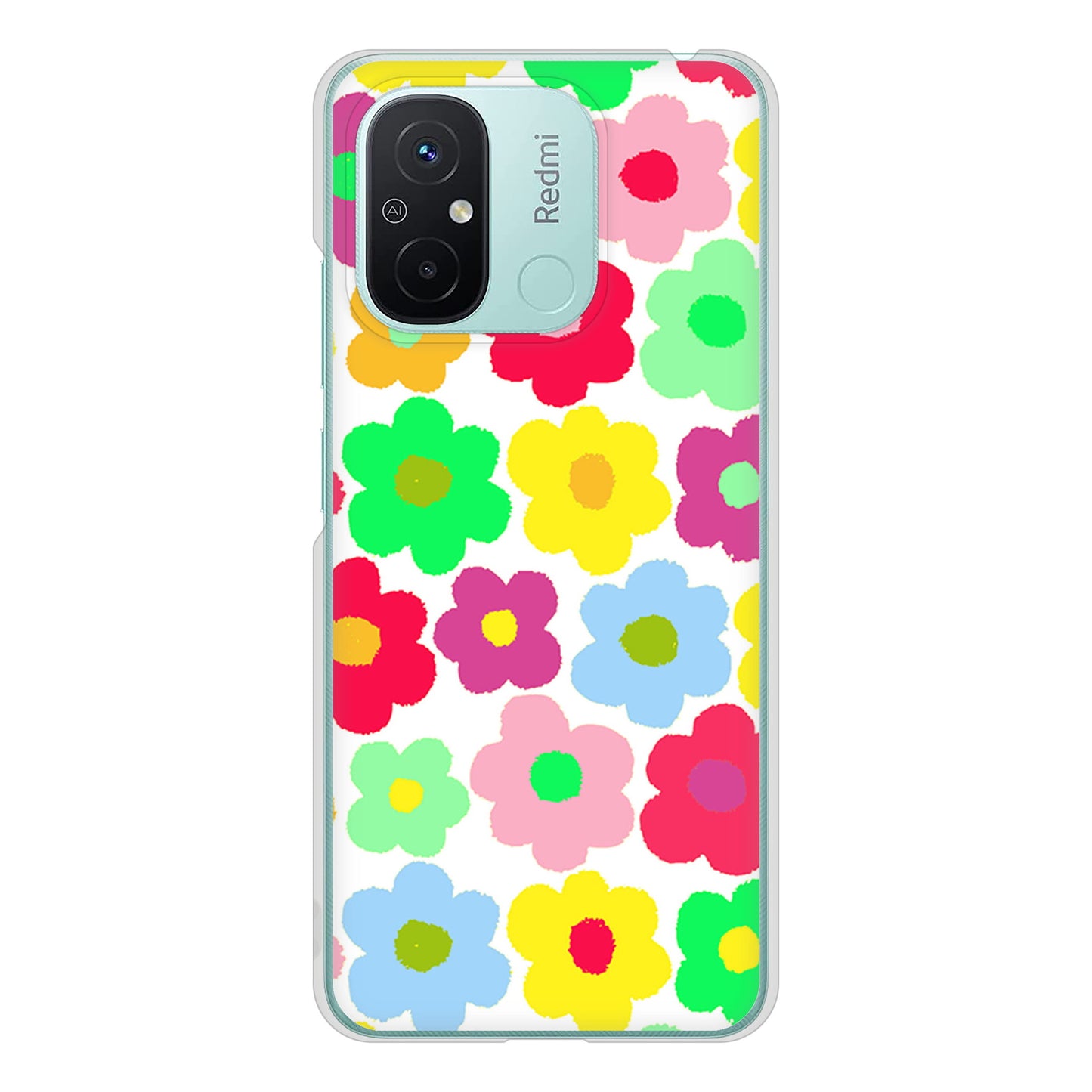 Xiaomi Redmi 12C ルーズフラワー ハードケース 背面印刷