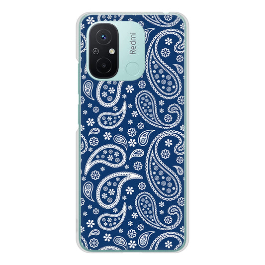 Xiaomi Redmi 12C ペイズリー ハードケース 背面印刷