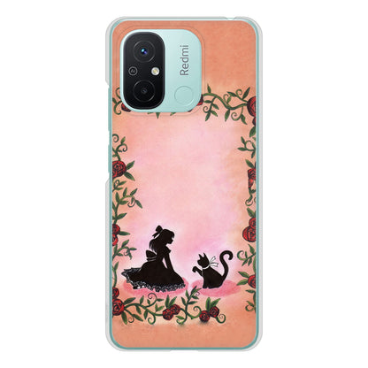 Xiaomi Redmi 12C お姫様とネコ ハードケース 背面印刷