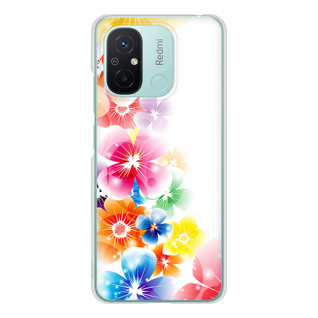 Xiaomi Redmi 12C 1209 光と花 ハードケース 背面印刷