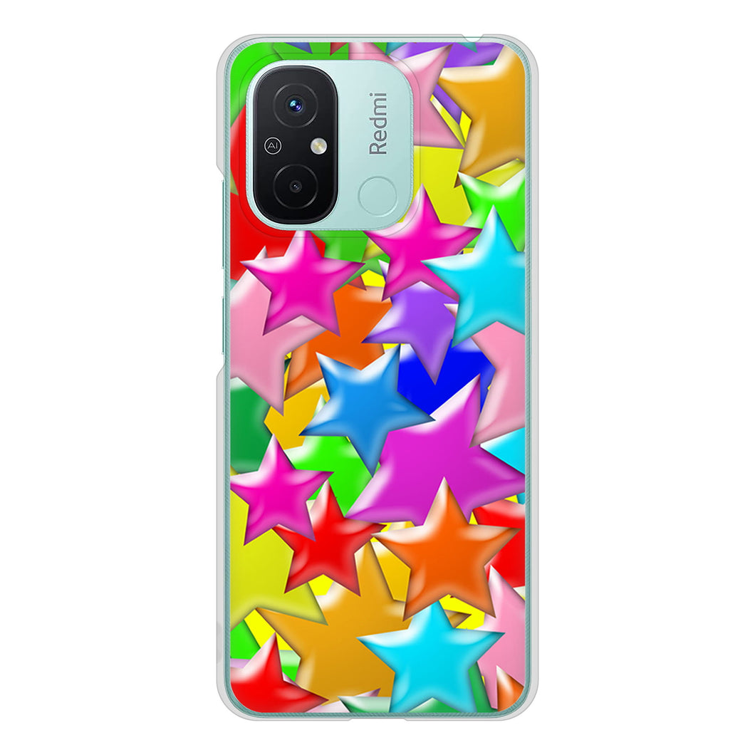 Xiaomi Redmi 12C 1293 ランダムスター ハードケース 背面印刷