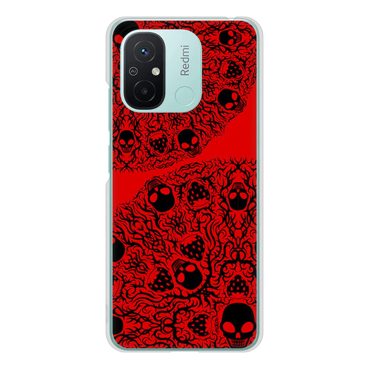 Xiaomi Redmi 12C むかいあぐる 苺骸骨曼荼羅 ハードケース 背面印刷