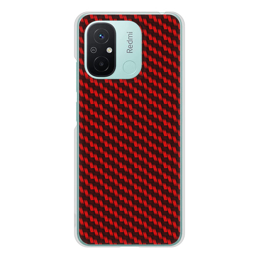 Xiaomi Redmi 12C カーボン ハードケース 背面印刷