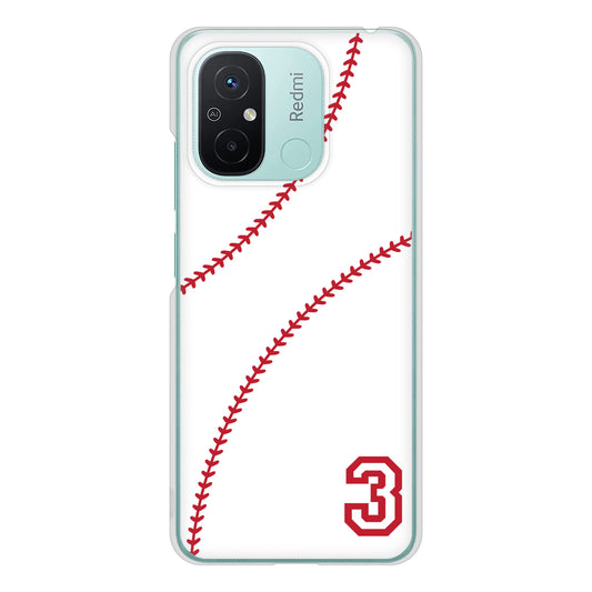 Xiaomi Redmi 12C baseball ハードケース 背面印刷