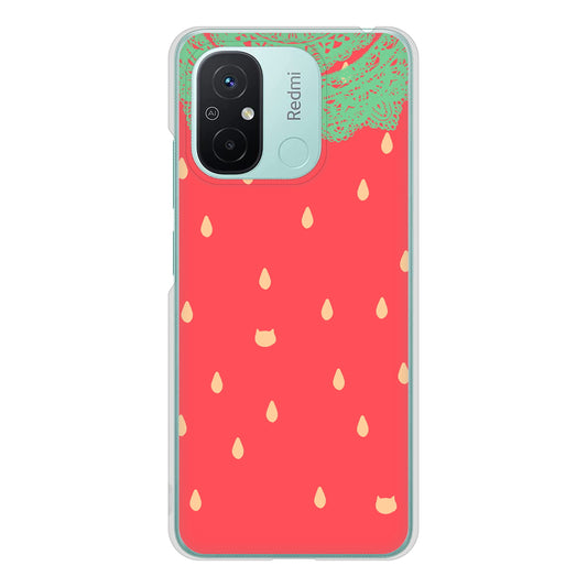 Xiaomi Redmi 12C MI800 strawberry ストロベリー ハードケース 背面印刷