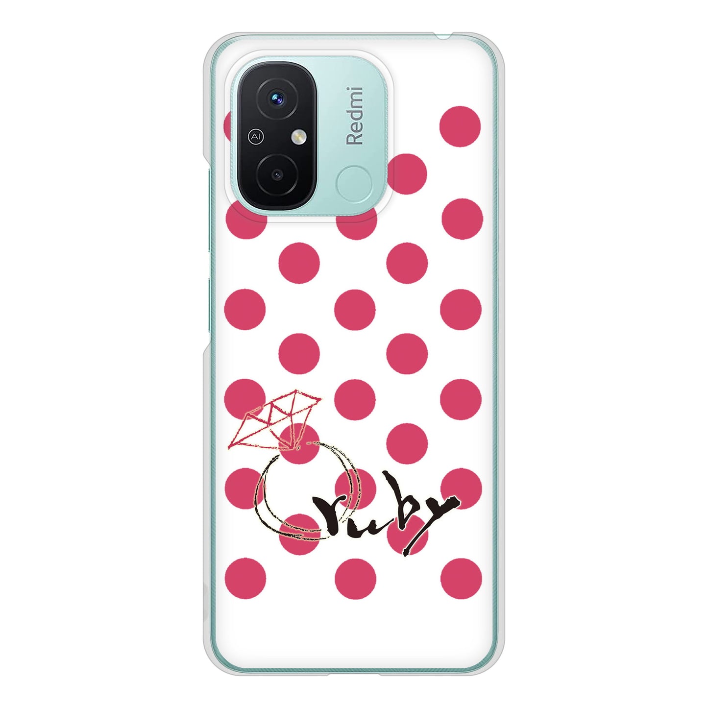 Xiaomi Redmi 12C 大野詠舟 誕生石 ハードケース 背面印刷