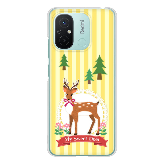 Xiaomi Redmi 12C SC826 森の鹿 ハードケース 背面印刷
