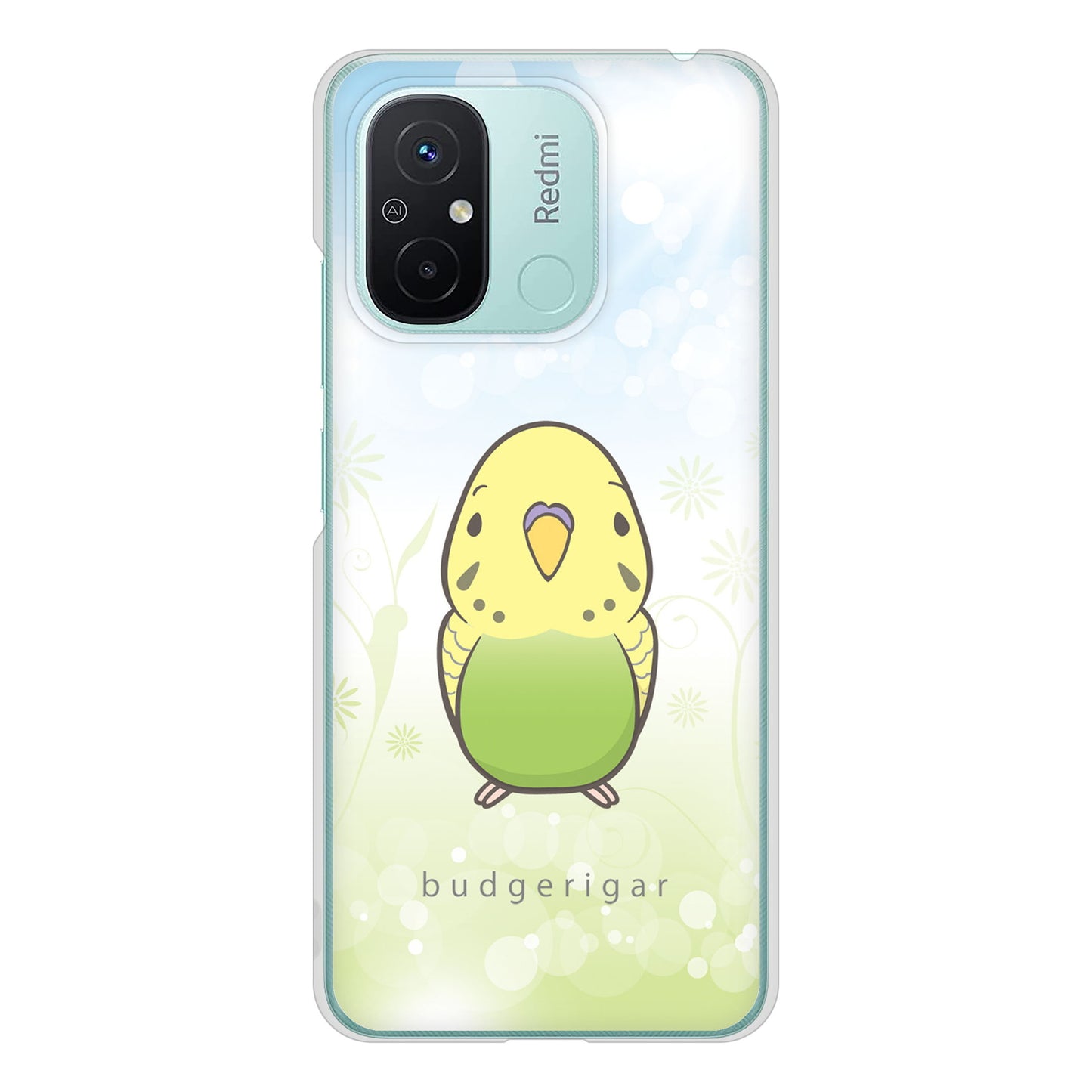 Xiaomi Redmi 12C セキセイインコ ハードケース 背面印刷