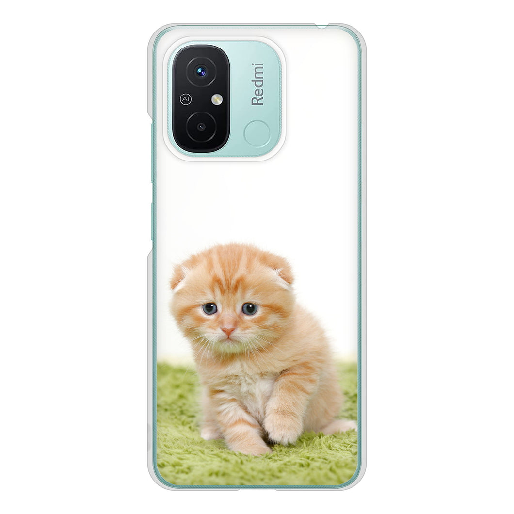 Xiaomi Redmi 12C VA802 ネコこっそり ハードケース 背面印刷