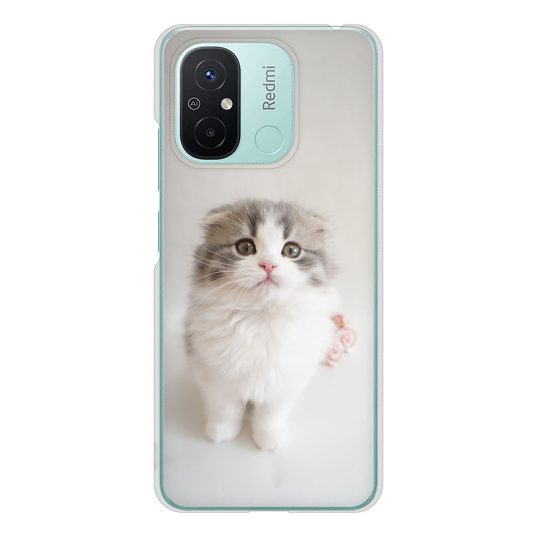 Xiaomi Redmi 12C VA803 まっていますネコ ハードケース 背面印刷
