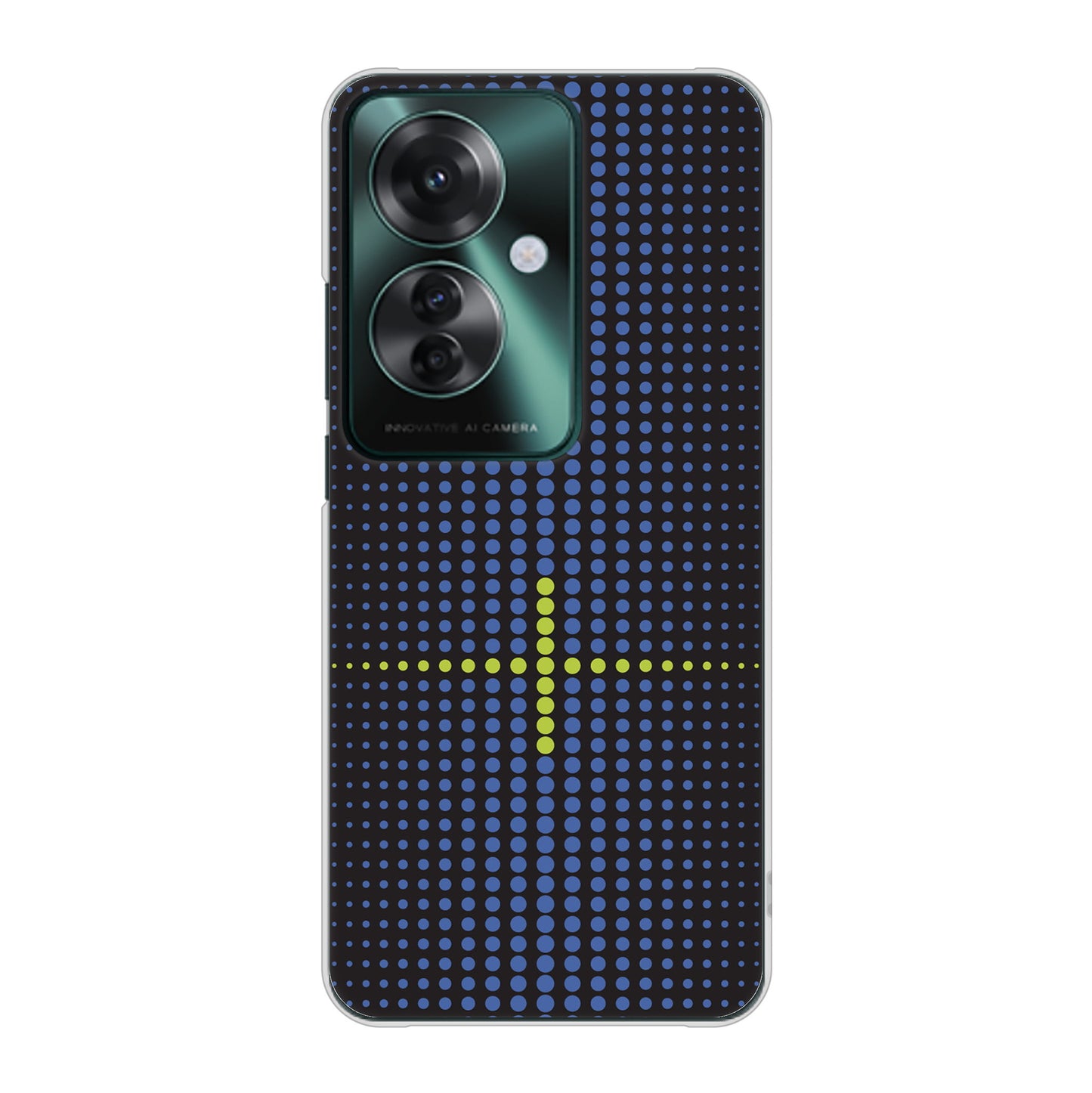 OPPO Reno11 A IB907 グラデーションドット ハードケース 背面印刷