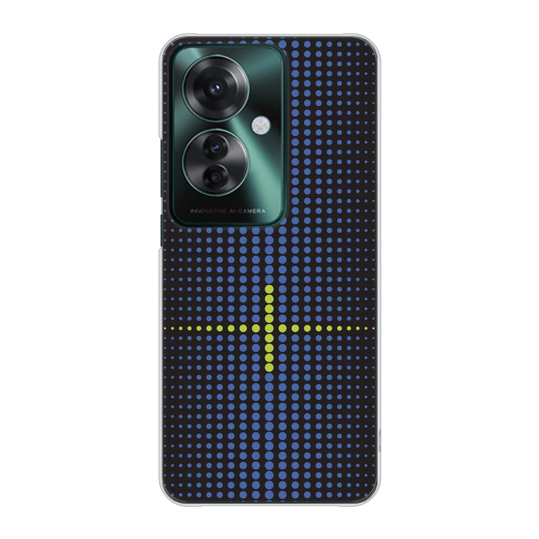 OPPO Reno11 A IB907 グラデーションドット ハードケース 背面印刷