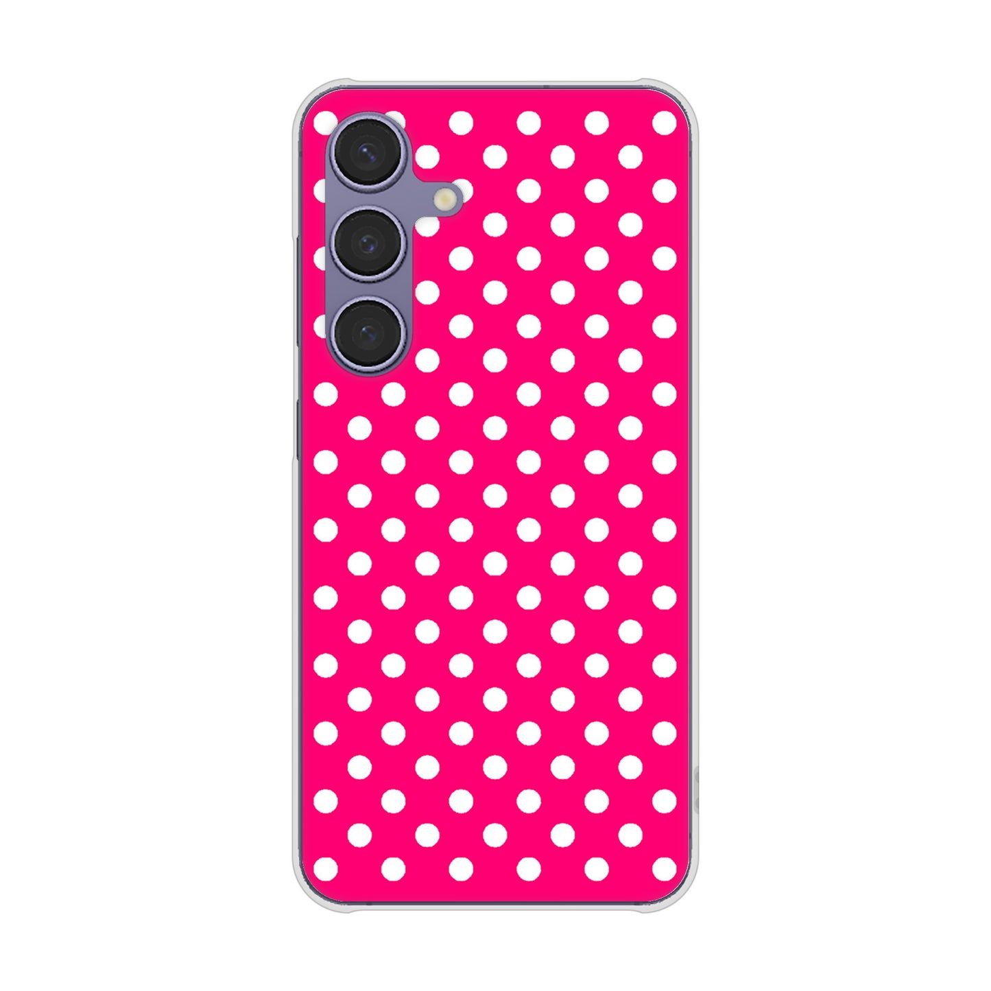 Galaxy S24 SC-51E docomo シンプル柄（水玉） ハードケース 背面印刷