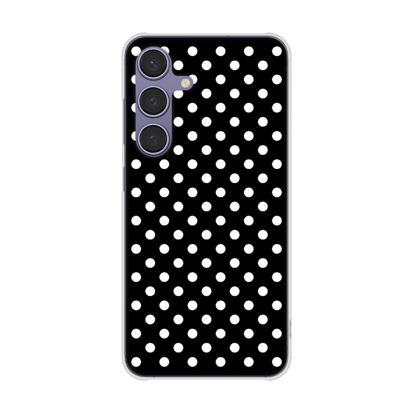 Galaxy S24 SC-51E docomo シンプル柄（水玉） ハードケース 背面印刷