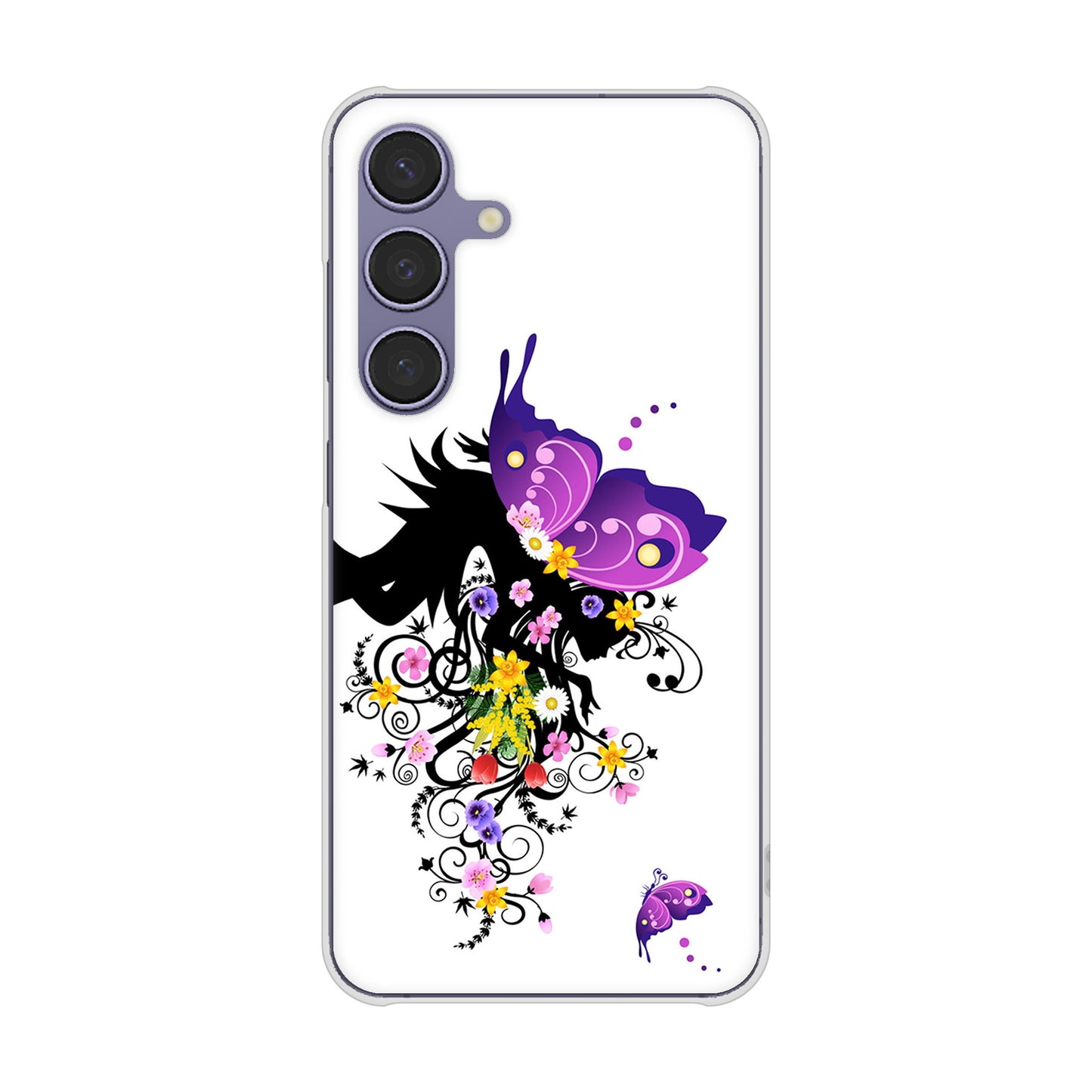 Galaxy S24 SC-51E docomo バタフライ ハードケース 背面印刷