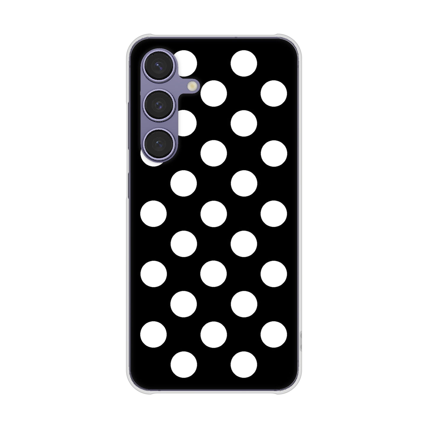 Galaxy S24 SC-51E docomo シンプル柄（水玉） ハードケース 背面印刷