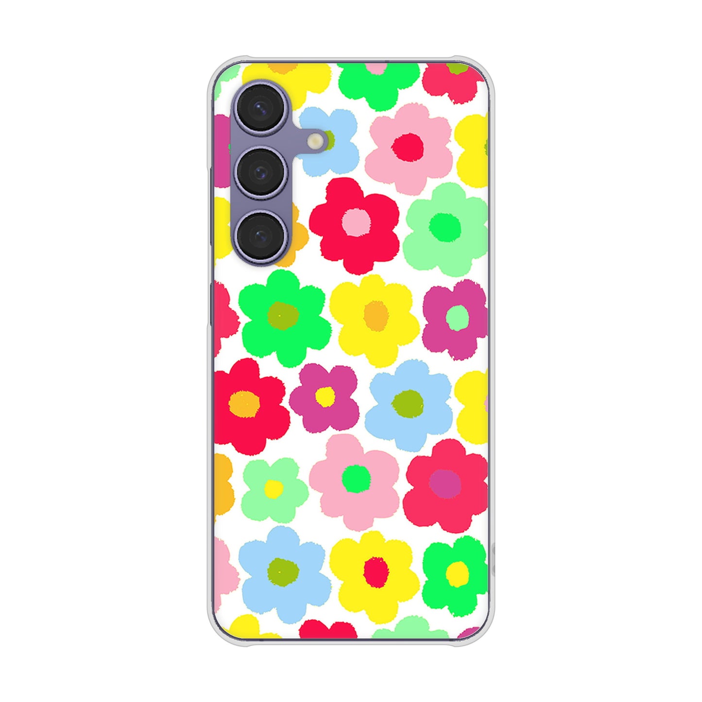 Galaxy S24 SC-51E docomo ルーズフラワー ハードケース 背面印刷