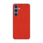 Galaxy S24 SC-51E docomo EK852 レザー風レッド ハードケース 背面印刷
