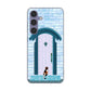 Galaxy S24 SC-51E docomo 猫とドア ハードケース 背面印刷
