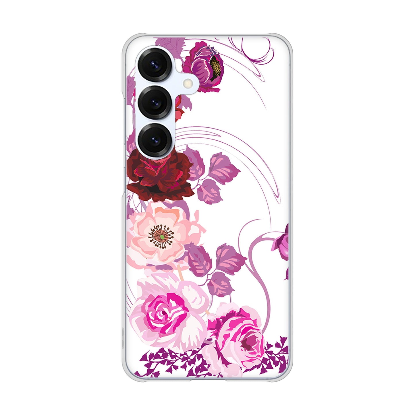 Galaxy S25 SC-51F docomo ロマンチックなバラ ハードケース 背面印刷