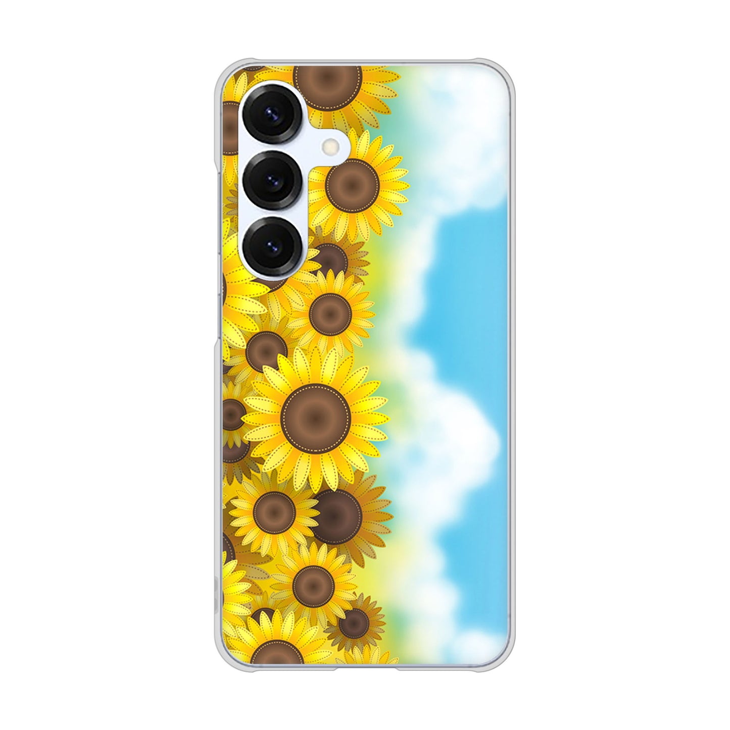 Galaxy S25 SC-51F docomo 148 ひまわり畑 ハードケース 背面印刷