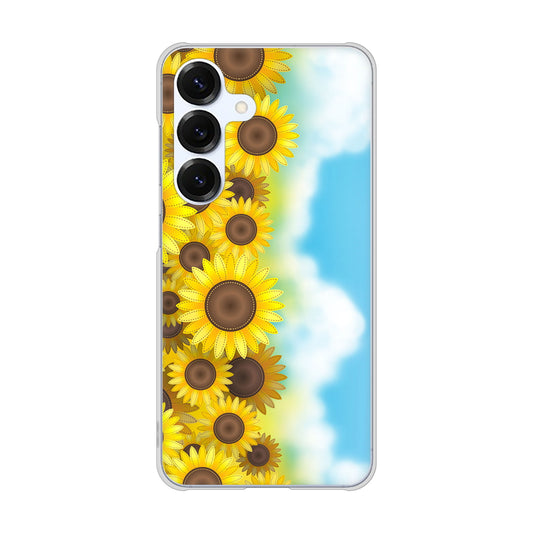 Galaxy S25 SC-51F docomo 148 ひまわり畑 ハードケース 背面印刷