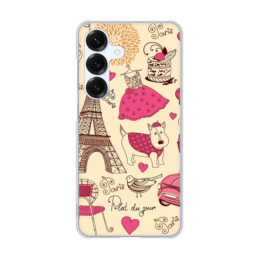 Galaxy S25 SC-51F docomo LOVE フランス ハードケース 背面印刷