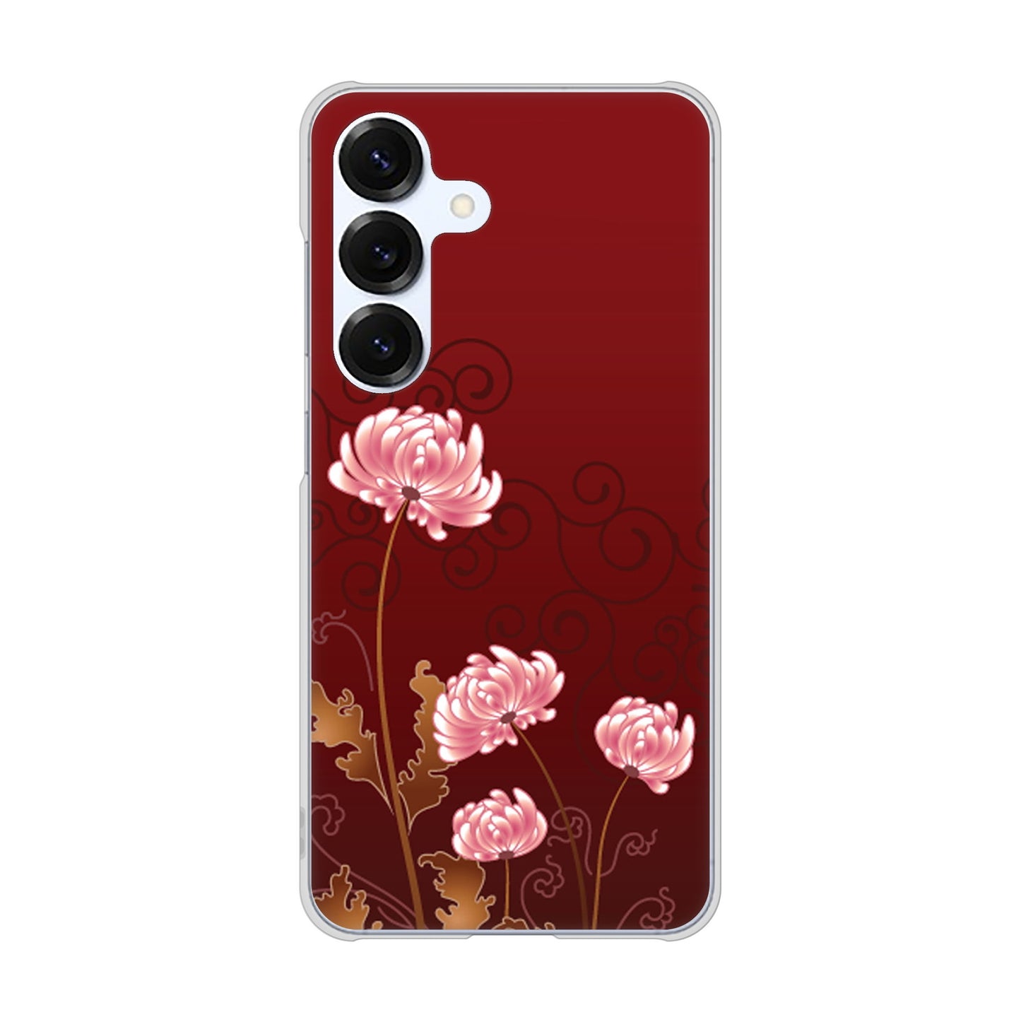 Galaxy S25 SC-51F docomo 375 優美な菊 ハードケース 背面印刷