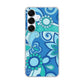 Galaxy S25 SC-51F docomo 409 ブルーミックス ハードケース 背面印刷