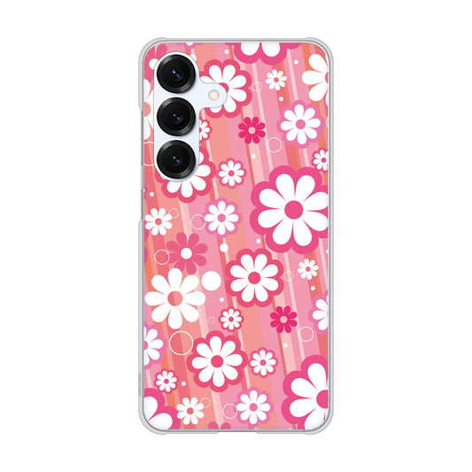 Galaxy S25 SC-51F docomo 751 マーガレット（ピンク系） ハードケース 背面印刷