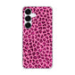 Galaxy S25 SC-51F docomo ヒョウ柄ベーシックS ハードケース 背面印刷