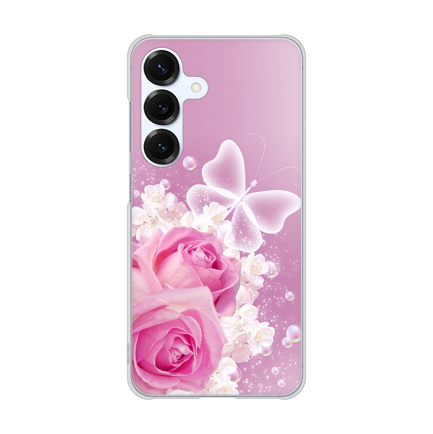 Galaxy S25 SC-51F docomo ロマンチックなバラ ハードケース 背面印刷
