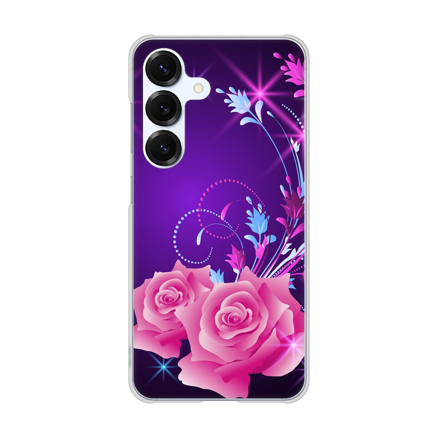 Galaxy S25 SC-51F docomo ロマンチックなバラ ハードケース 背面印刷
