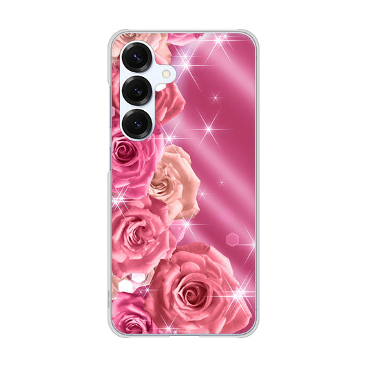 Galaxy S25 SC-51F docomo 1182 ピンクの薔薇に誘われて ハードケース 背面印刷