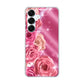 Galaxy S25 SC-51F docomo 1182 ピンクの薔薇に誘われて ハードケース 背面印刷