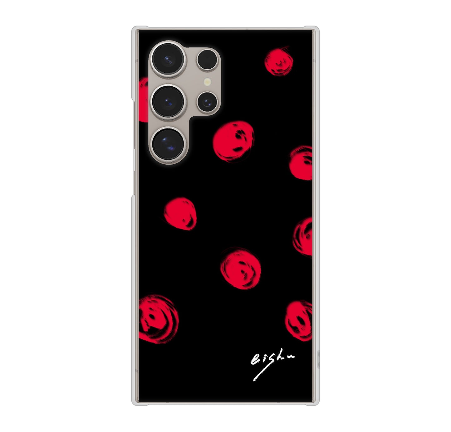 Galaxy S24 Ultra SC-52E docomo 大野詠舟 手描きシンプル ハードケース 背面印刷