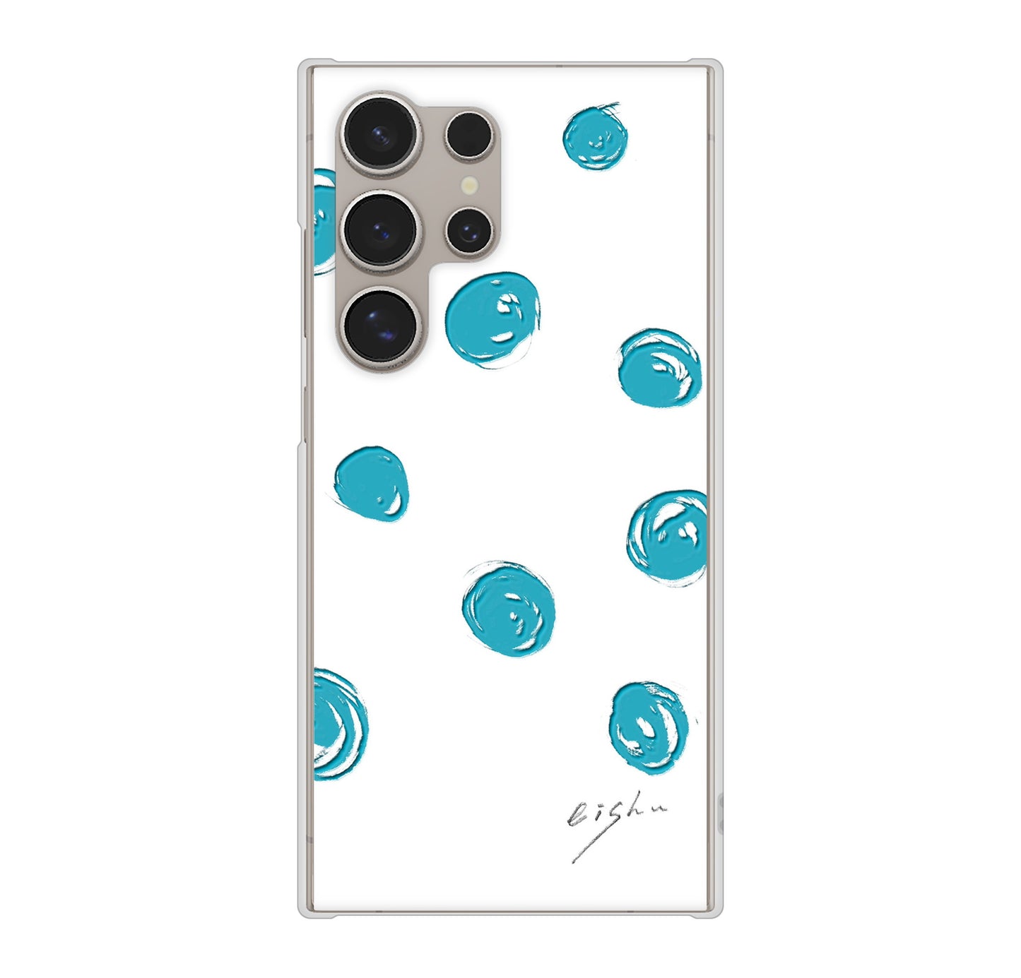 Galaxy S24 Ultra SC-52E docomo 大野詠舟 手描きシンプル ハードケース 背面印刷