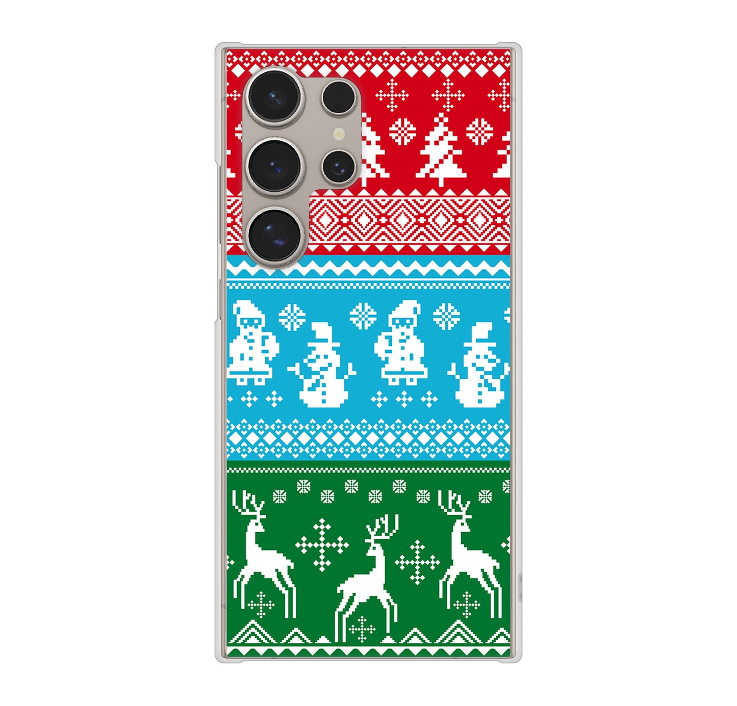 Galaxy S24 Ultra SC-52E docomo クリスマス ハードケース 背面印刷
