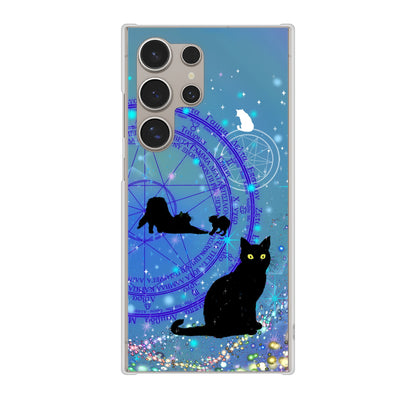 Galaxy S24 Ultra SC-52E docomo 魔法陣猫 ハードケース 背面印刷
