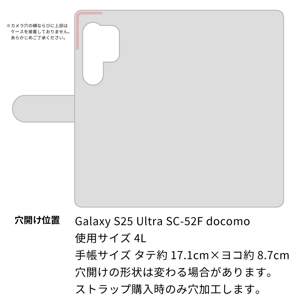 Galaxy S25 Ultra SC-52F docomo ダイヤモンドパイソン（本革） 手帳型ケース