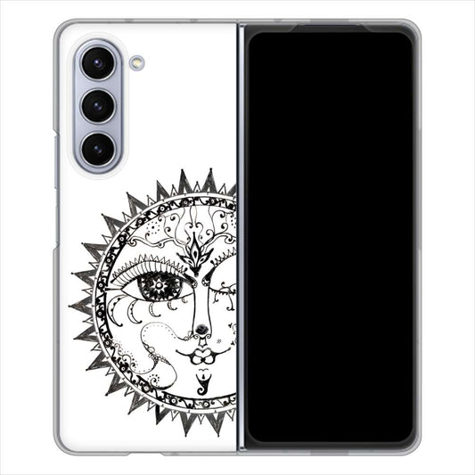 Galaxy Z Fold5 SCG22 au 207 太陽神 ハードケース 背面印刷