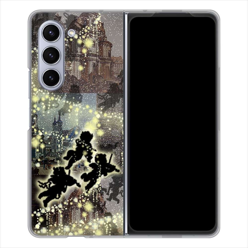Galaxy Z Fold5 SCG22 au 253 天使の音楽隊 ハードケース 背面印刷
