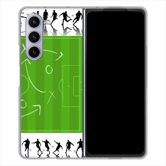 Galaxy Z Fold5 SCG22 au 304 サッカー戦略ボード ハードケース 背面印刷
