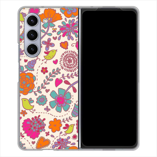 Galaxy Z Fold5 SCG22 au マルチスタイル ハードケース 背面印刷