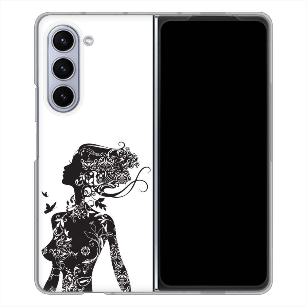 Galaxy Z Fold5 SCG22 au 384 ボディアート ハードケース 背面印刷