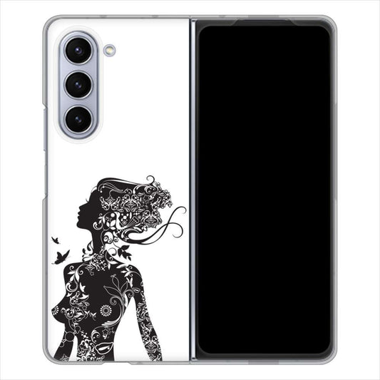 Galaxy Z Fold5 SCG22 au 384 ボディアート ハードケース 背面印刷