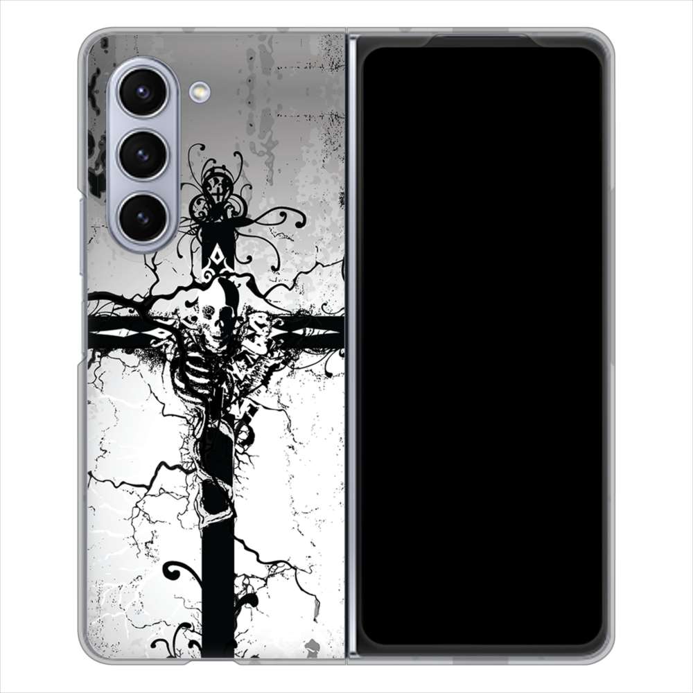 Galaxy Z Fold5 SCG22 au 432 張付の骸 ハードケース 背面印刷