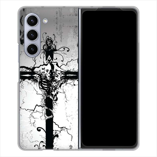 Galaxy Z Fold5 SCG22 au 432 張付の骸 ハードケース 背面印刷