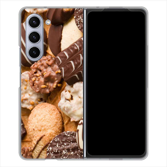 Galaxy Z Fold5 SCG22 au スイーツ ハードケース 背面印刷