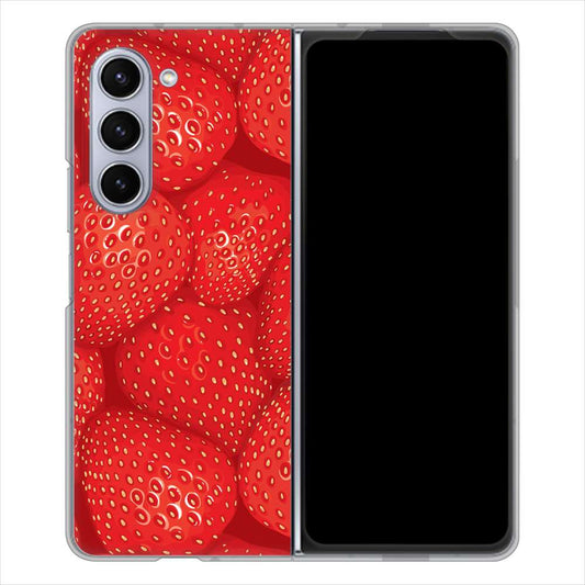 Galaxy Z Fold5 SCG22 au スイーツ ハードケース 背面印刷